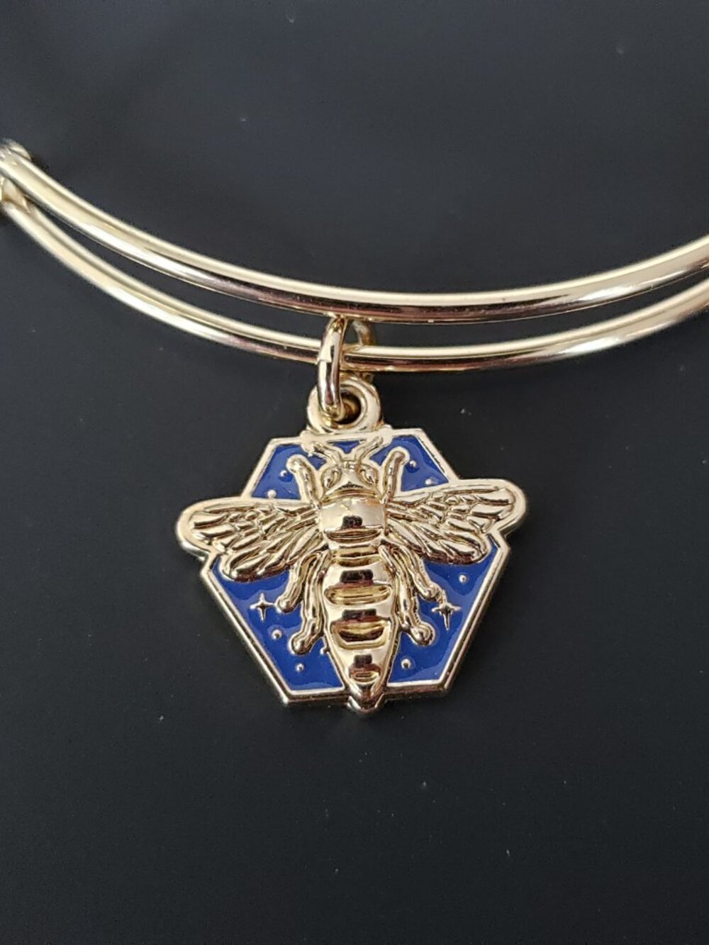 ALEX AND ANI Color Infusion Honey Bee Bangle 555